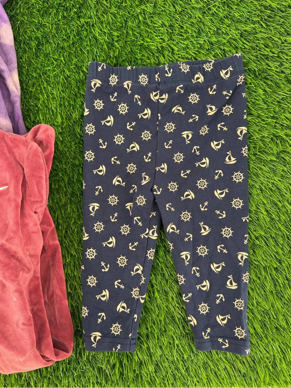 Ralph Lauren & Nike 9 Month Baby Clothing Lot Fleece Onesie Nautical Outfits